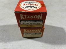 Two 2 KLIXON Automatic Overload Motor Protectors B13, NOS in box