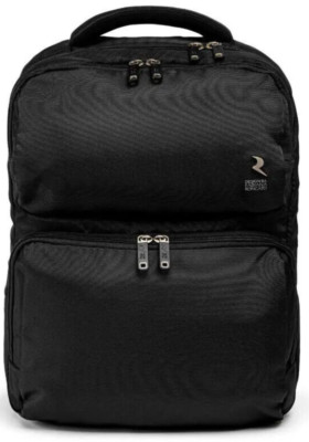CIAK RONCATO ECO-MOOD Rucksack rund 1 Reißverschluss LEICHT ITALIENISCHER STIL SCHWARZ