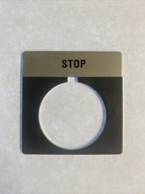 Allen Bradley 800TX559E 30mm Push Button Coverplate - Laser Engraved