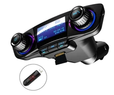 Radio Para Carro Carros Audio Autos Coche Bluetooth USB FM Transmisor para Auto