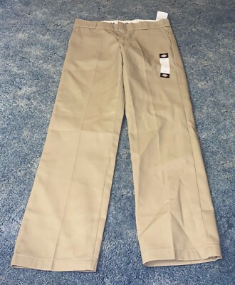 New Dickies 774 Straight Leg Original Fit Women's Work Pants Sz 8 TL & Khaki