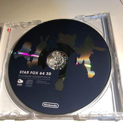 「スタートレック」３Ｄアルバム（美品） STAR FOX 64 3D PLATINUM SOUNDTRACK Club Nintendo Music CD | eBay