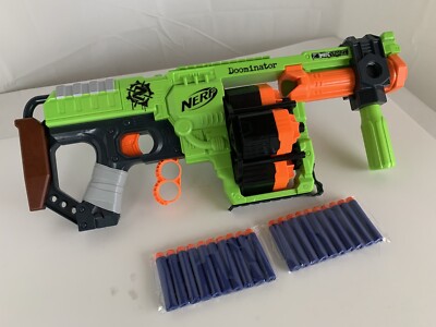 Nerf Zombie Strike Doominator Dominator 24 Dart Gun Blaster Zombie