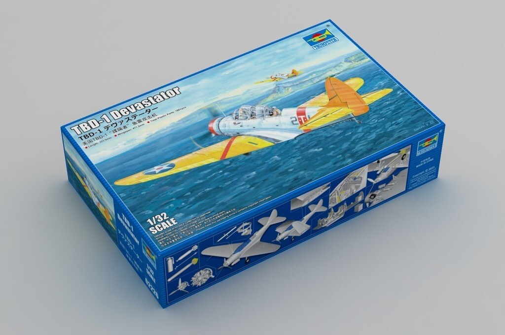 Trumpeter 02226 1:32nd scale Douglas TBD-1 Devastator