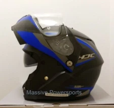 HJC C91 Taly Motorcycle Helmet Blue XS Extra Small Modular Sunscreen C-91