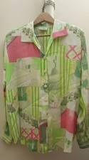 Camicia tunica. Stile vintage. Red Rose. Made in Italy. Tg.50