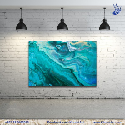 Abstract painting, Fluid personal Photography Leaf personal modern travel