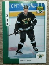 1999 BRETT HULL UPPER DECK RETRO  DALLAS STARS ST LOUIS BLUES  DETROIT RED WINGS