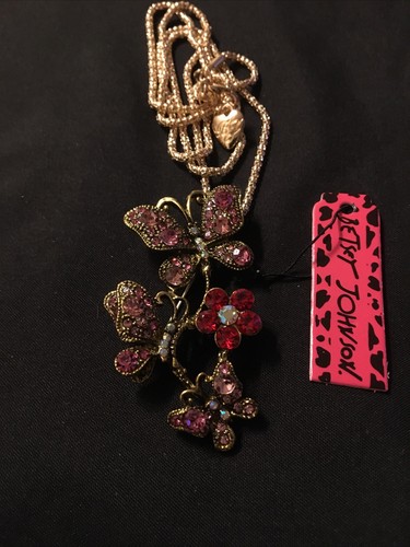 betsey johnson butterfly necklace | eBay