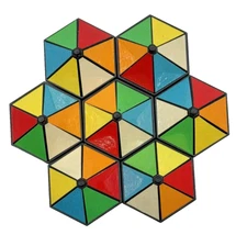 VINTAGE Circus Seven Puzzle Masudaya Japan COLOR MATCH GAME Brainteaser Japanese