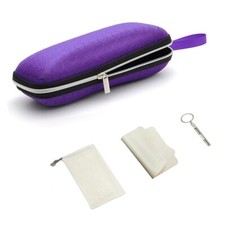 Estuche para anteojos con cremallera Estuche r gido para gafas de sol