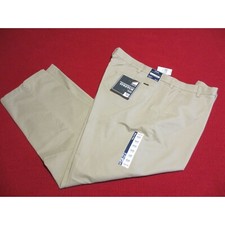 IZOD KHAKI DRESS PANTS NWT BIG AND TALL 52 X 32
