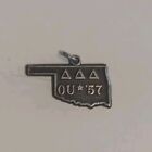 Sterling Silver Oklahoma State Delta Delta Delta Fraternity Charm *1957*