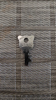 Vintage Master Lock Flat Steel Key