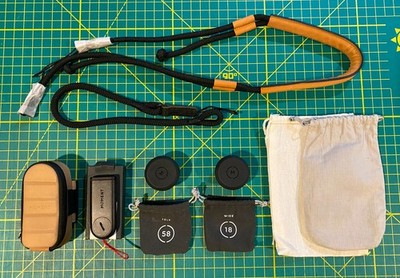 Moment Smartphone Lens Kit 18mm Wide 58mm Tele Lens Case Remote Straps Pouches