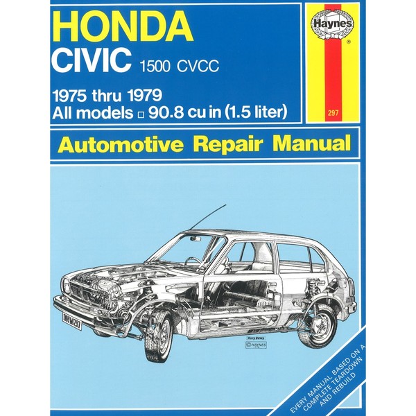 Honda Civic 1500 Cvcc 1975-1979 Reparaturanleitung Werkstatthandbuch Haynes-image