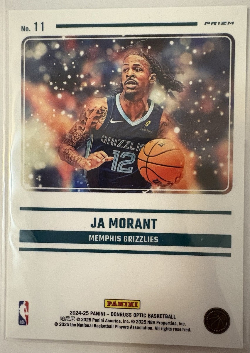 prizm 75th logo ja morant SSP ケースヒット prizm 75th logo ja morant SSP ケースヒット 2024-25 NBA