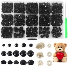 Yexixsr 566PCS Safety Eyes for Amigurumi, Various Sizes Crocheting Safety Eye...
