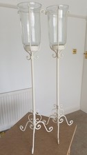 Wedding Breakfast x14 Tall White Candelabras (+extras) for Wedding Breakfast 