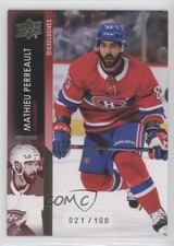 2021-22 Upper Deck Extended Series Exclusives 21/100 Mathieu Perreault #586 0n9q