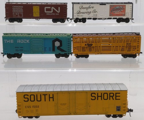 Coches de carga Boxcar escala HO surtidos: 47025, 1784, 2511, 1502, 524880 [5] | Zustand: Used