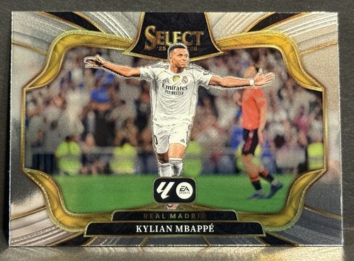 2025-26 Panini Select La Liga Real Madrid Kylian Mbappe Field Level - Picture 1 of 2