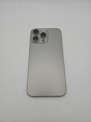 Apple iPhone 15 Pro Max Backhousing Used Replacement Part OEM - Natural Titanium