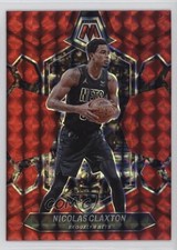 2023-24 Panini Mosaic Red Mosaic Prizm Nic Claxton Nicolas Claxton #179 06y2