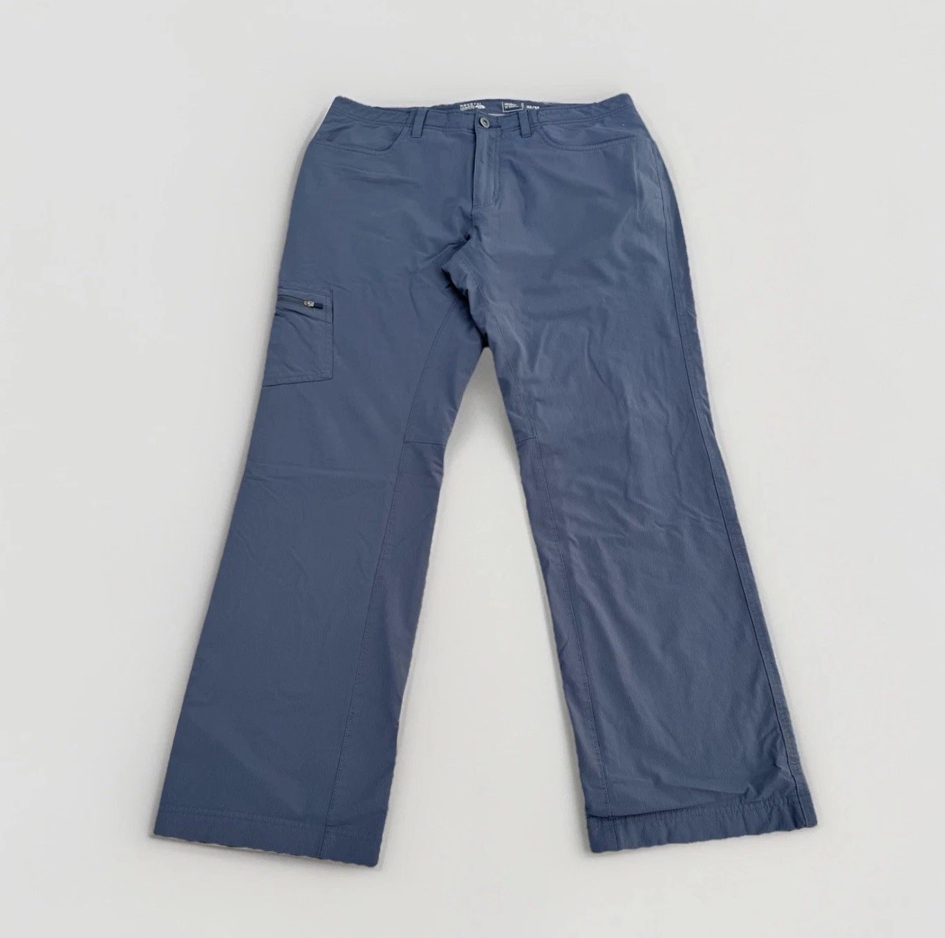 Mountain Hardwear Yumalino Pants Men’s 36x31 Softshell Fleece Lined Nubei Blue