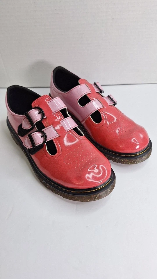 DR. MARTEN'S Pink Gradient Barbie Maryjanes Girls Sz 4 UK (US 5 Big Kids) Girl - Image 2 of 4