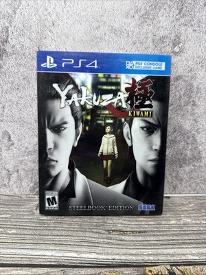 Yakuza Kiwami: SteelBook Edition (Sony PlayStation 4, 2017) Complete In Box CIB