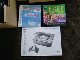 Sega Saturn MK-80000 Black Console Bundle. TESTED WORKS 