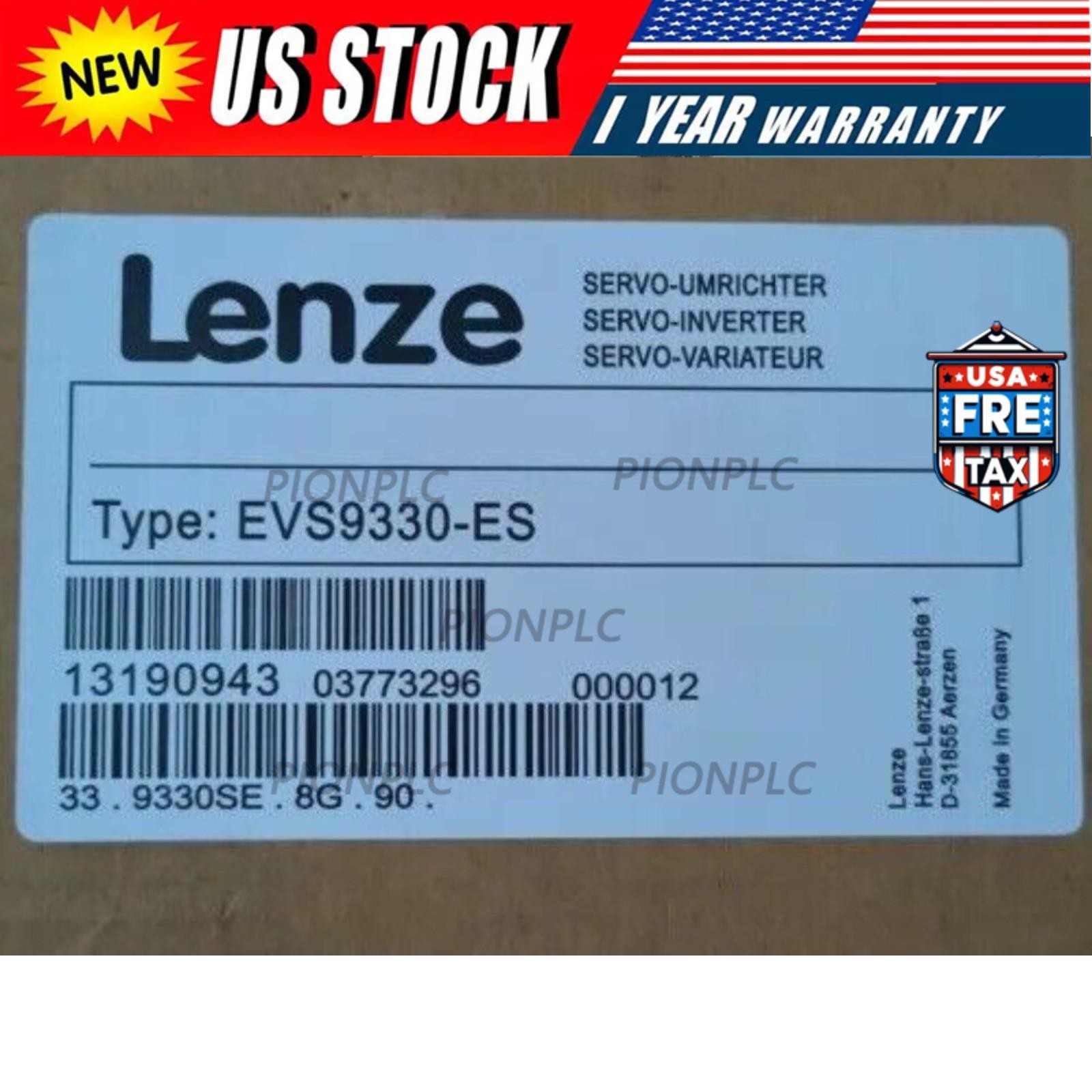 New Lenze EVS9330-ES Servo Inverter Free EVS9330-ES