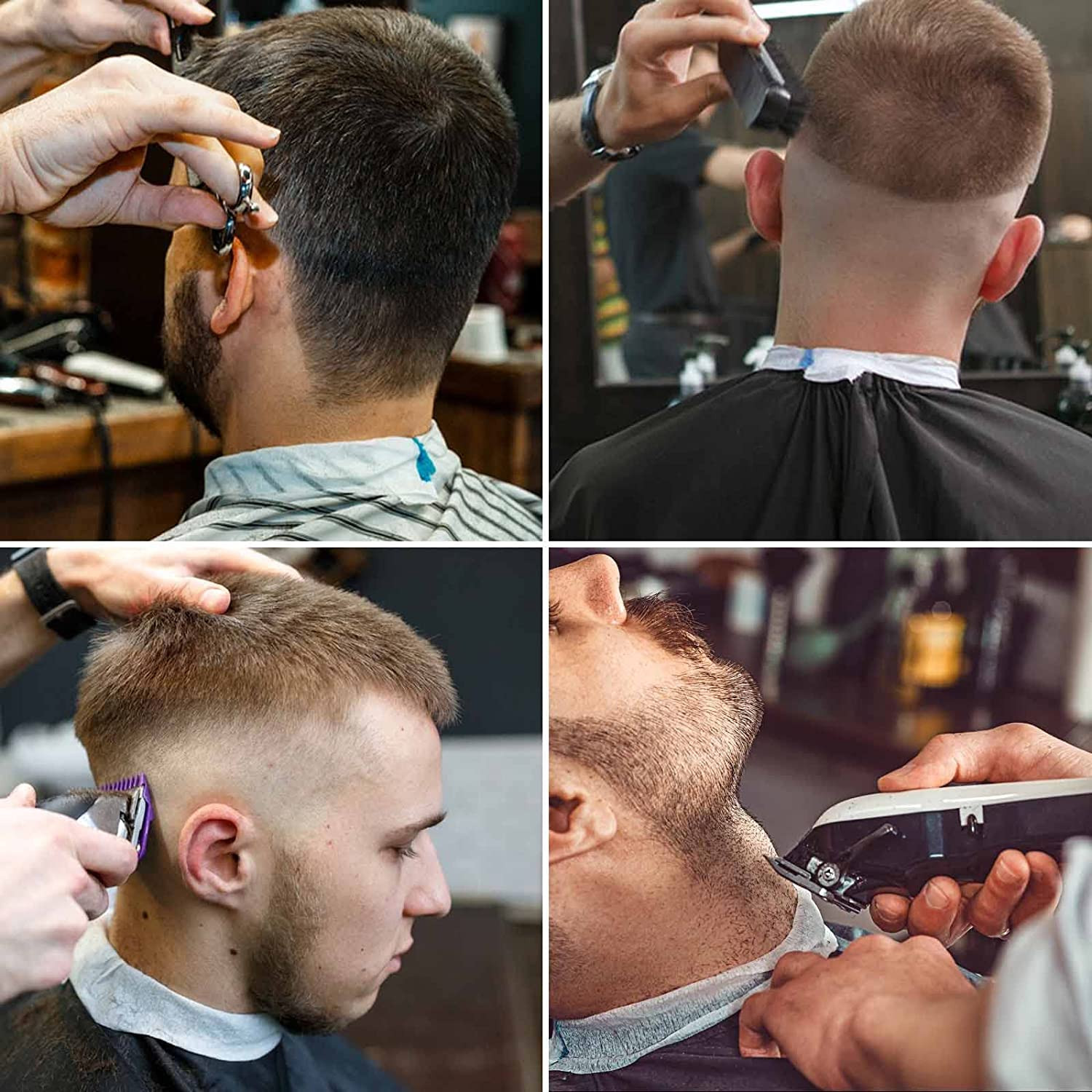 5 Rolls Disposable Neck Strips for Barber Shop,Professional Stretchy Paper Haird