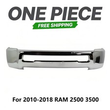 Chrome Steel Front Bumper Face Bar For Dodge Ram 2500 3500 Pickup 2010-2018 Chrome Steel Front Bumper Face Bar For Dodge Ram 2500 3500 Pickup 2010-2018