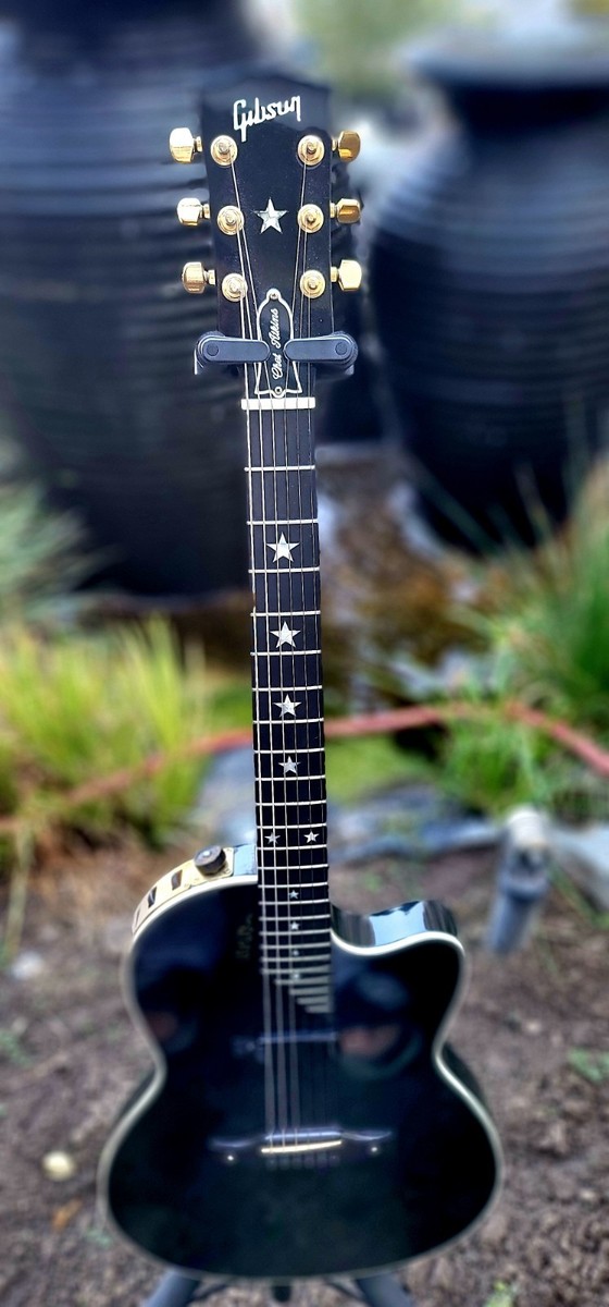 Gibson Chet Atkins SST 2001 'Black Beauty' Ebony owned by INXS mod
