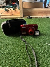 Nikon COOLPIX Compact Digital Camera 20.1MP 5x Zoom 3.0" LCD w/ Case and 8gb sd