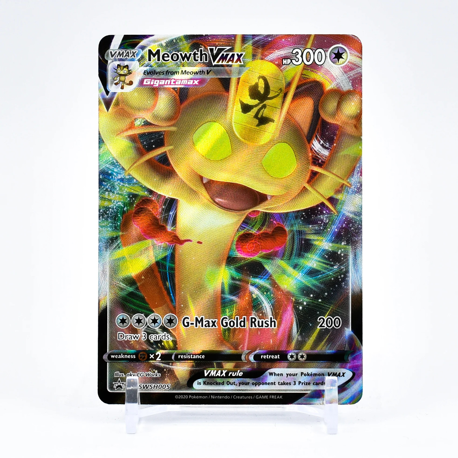 2020 pokemon trading card game meowth vmax set Meowth VMAX Special Collection Case(6 Boxes) – GilbertGames main image 0