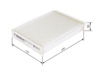 Bosch Filter, Innenraumluft 1 987 432 214 FüR Opel Suzuki