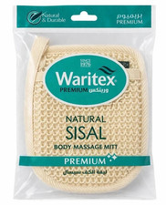 Waritex Natural Sisal Body Bath Mitt Exfoliating Shower Glove Scrubber Spa 1pc