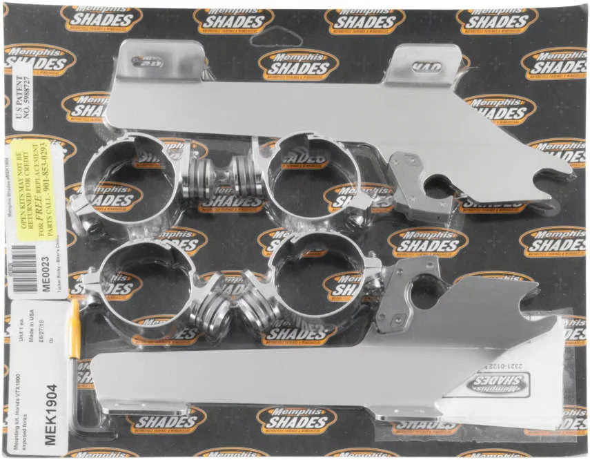 Kit de trava de gatilho Memphis Shades para carenagem Batwing - Polido MEK1904 - Imagem 2 de 4