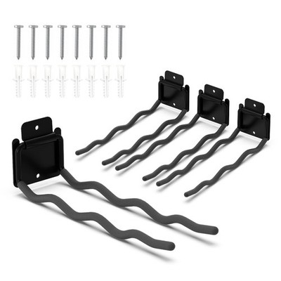 Garage Hooks Ladder Hangers For Garage Wall Shovel Holder 4 Pack Heavy Duty Tool