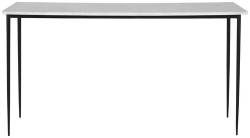 Uttermost 25173 Nightfall 16"W Iron - White / Satin Black - Picture 1 of 7