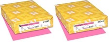 Astrobrights&reg; Colored Card Stock, Bright Color Cover Paper, 8 1/2" x 11", F