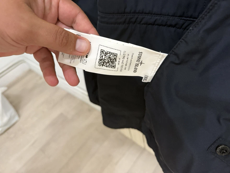🧥 Stone Island – Field Jacket Micro Twill – Bleu Marine – XXL - Photo 3/3