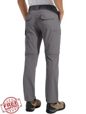 Men's Convertible Hiking Pants Zip Off Quick Dry Water Res