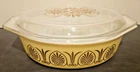 Vintage Pyrex Golden Classic Casserole Dish #045 With Lid 2.5 Quart