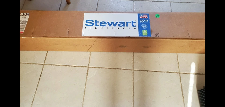 Stewart Filmscreen Gris Mate 70 Balón 120" 16x9 PANTALLA PROYECTORA. NUEVO. Foto 2 de 4