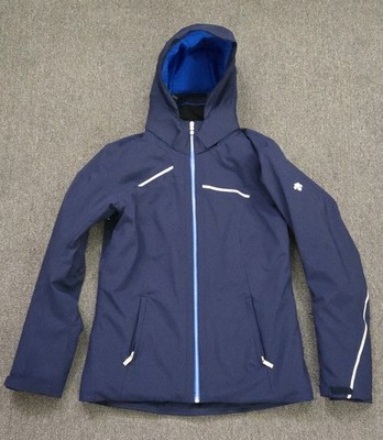 Descente Women's Size 10 Medium Snow Ski Jacket 3D Motion Navy Blue