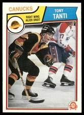 1983-84 O-Pee-Chee Tony Tanti Rookie Vancouver Canucks #362